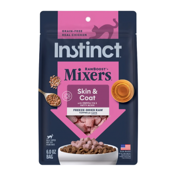 Instinct Cat Freeze Dried Raw Mixers Skin & Coat 6oz